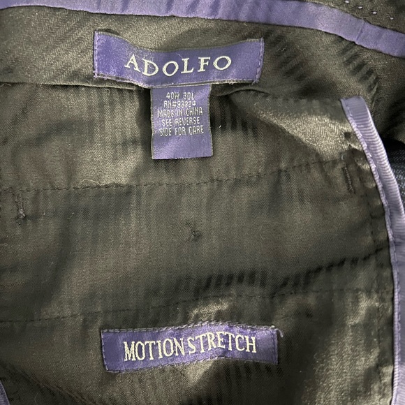 Adolfo Blue Men’s Suit - Picture 8 of 9